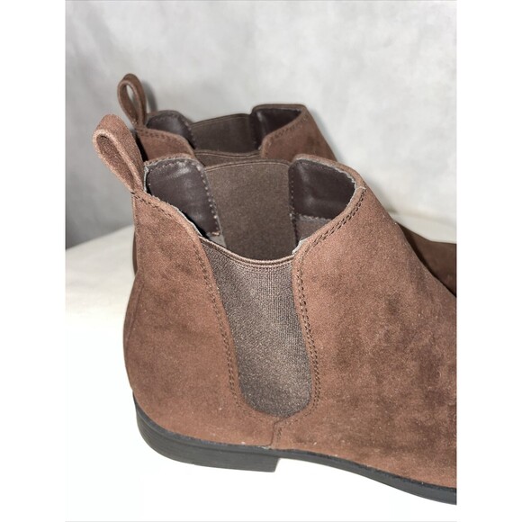 ASOS Dress Boots Men Brown Suede Size 8.5 - Picture 7 of 9